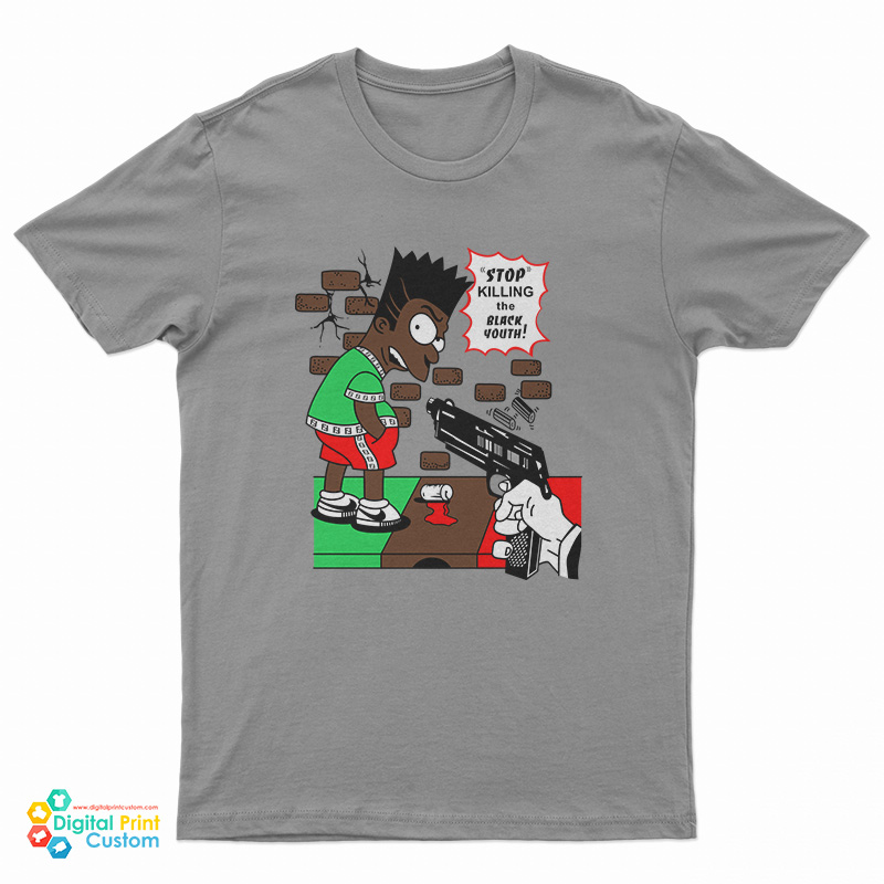 Bart Simpson Stop Killing Black Youth T-Shirt
