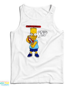 Bart Simpson Underachiever And Proud Of It Tank Top