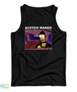 Boston Manor Homer Simpson Stealing Car Tank Top