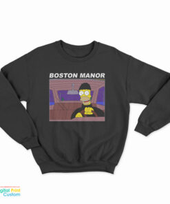 Boston Manor Homer Simpson Stealing Car Sweatshirt