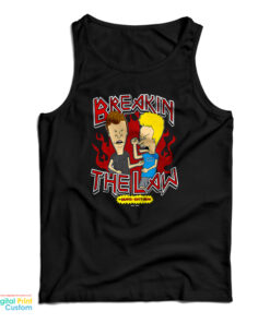 Breaking The Law Beavis And Butthead Tank Top