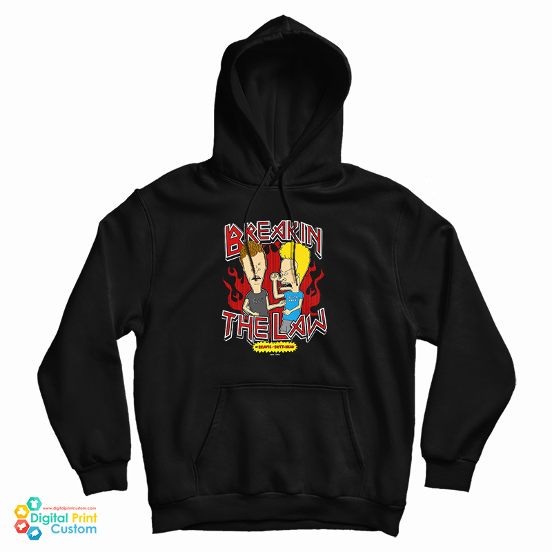 Breaking The Law Beavis And Butthead Hoodie