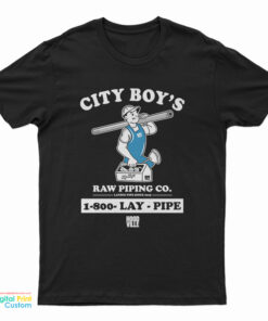 City Boy’s Raw Piping Co Lay Pipe T-Shirt