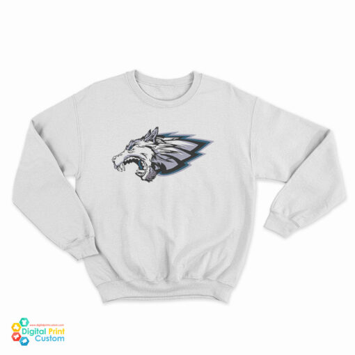 Dog Mentality Mixed Philadelphia Eagles Logo Sweatshirt