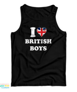 I Love British Boys UK Tank Top
