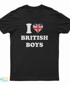 I Love British Boys UK T-Shirt