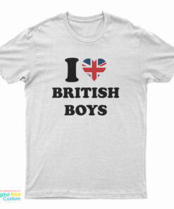 I Love British Boys UK T-Shirt