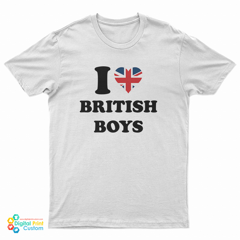 I Love British Boys UK T-Shirt