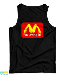 I'm Loving It Mcdonald's Parody Logo Tank Top