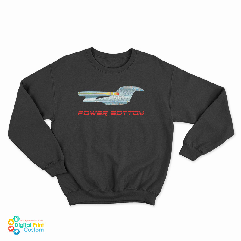 Power Bottom Gay Trek Sweatshirt