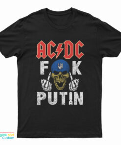 AC DC Fuck Putin T-Shirt