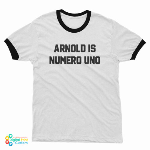 Arnold Schwarzenegger Numero Uno Ringer T-Shirt
