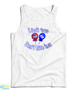 Bella Hadid Tootsie Roll Pop Lick 'Em Don't Bite 'Em Tank Top