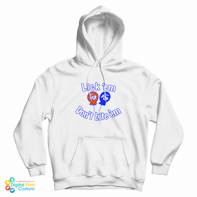 Bella Hadid Tootsie Roll Pop Lick 'Em Don't Bite 'Em Hoodie