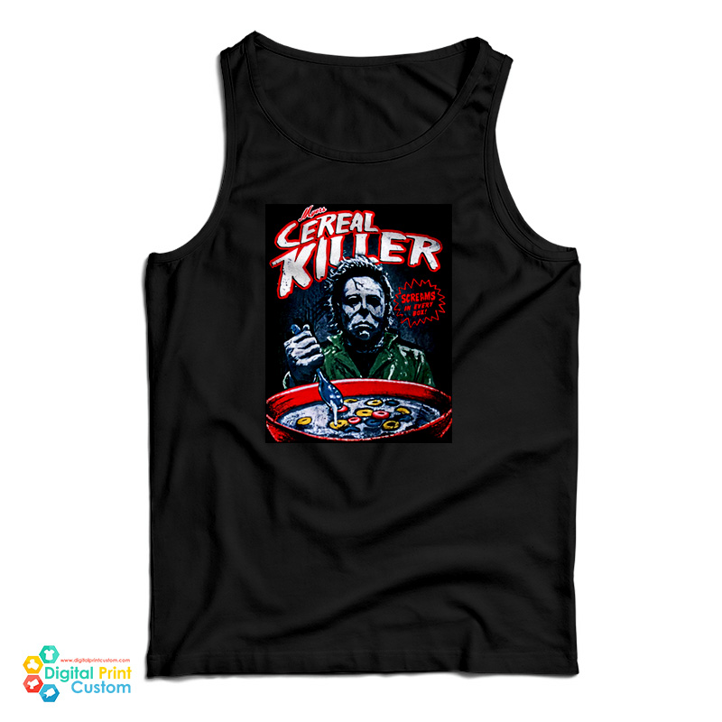 Michael Myers Cereal Killer Halloween Tank Top