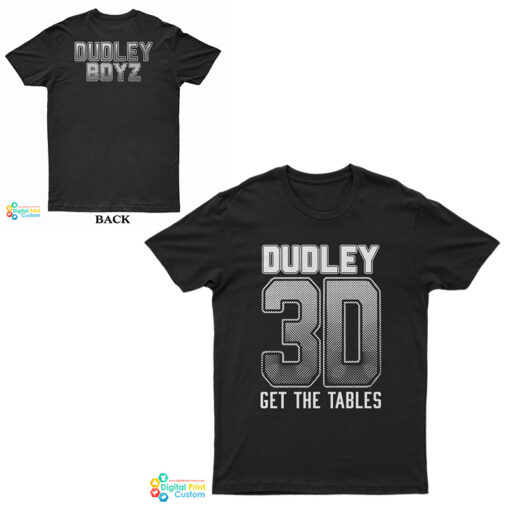 Vintage Dudley Boyz Tag Team 3D WWE Wrestling T-Shirt