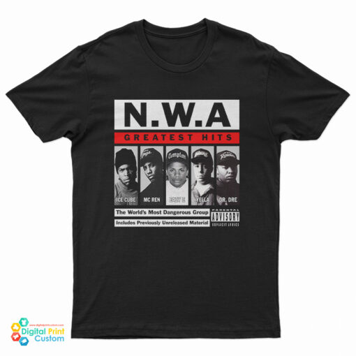 Vintage NWA Greatest Hits T-Shirt