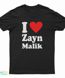Alez Fireinside I Love Zayn Malik T-Shirt