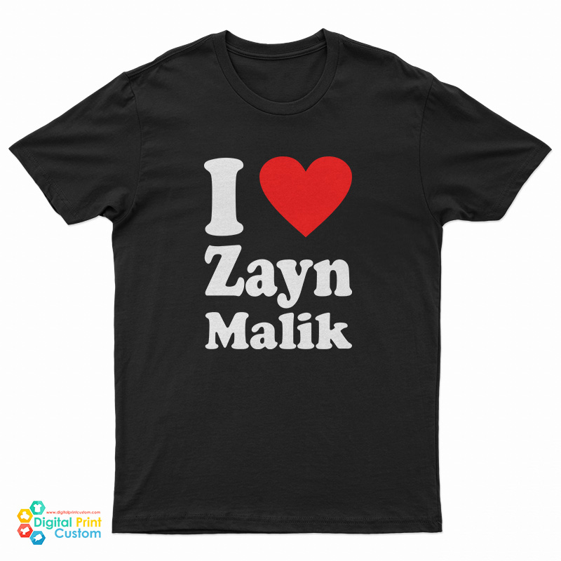 Alez Fireinside I Love Zayn Malik T-Shirt