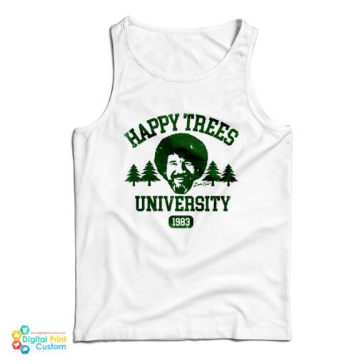 Bob Ross Happy Trees University 1893 Tank Top