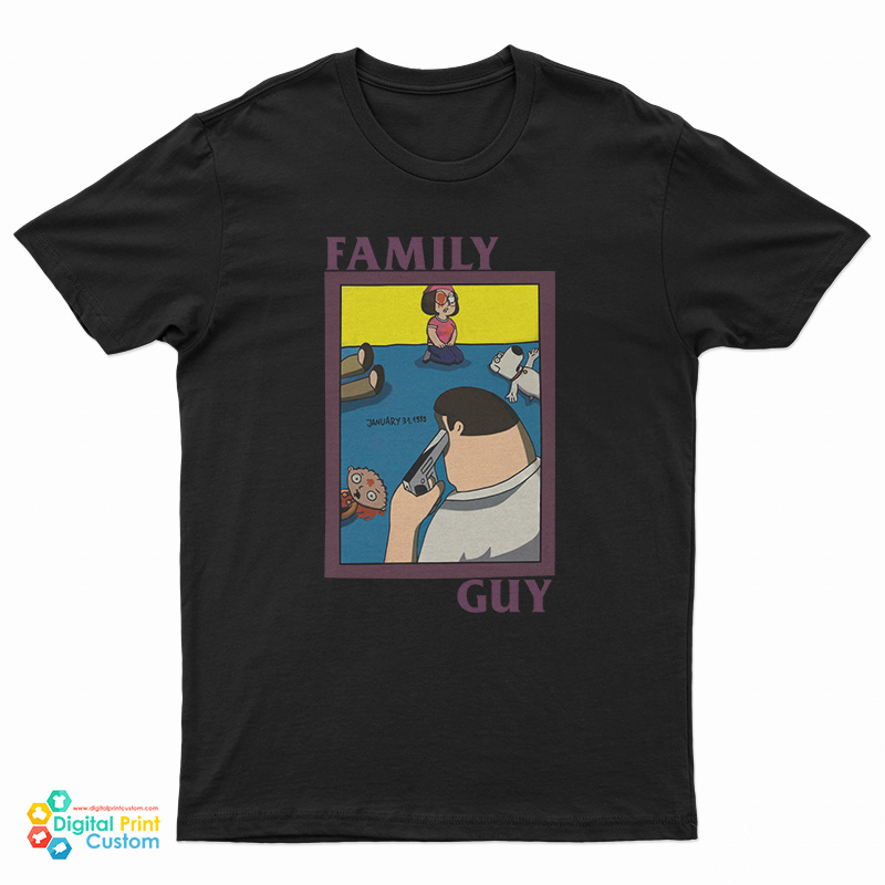 Family Guy Black Flag Parody T-Shirt