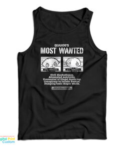 Family Guy Stewie Griffin Quahog’s Most Wanted Tank Top