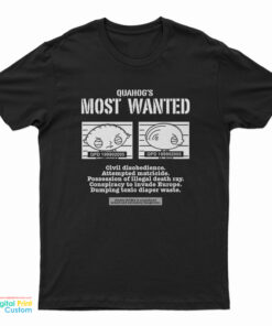 Family Guy Stewie Griffin Quahog’s Most Wanted T-Shirt