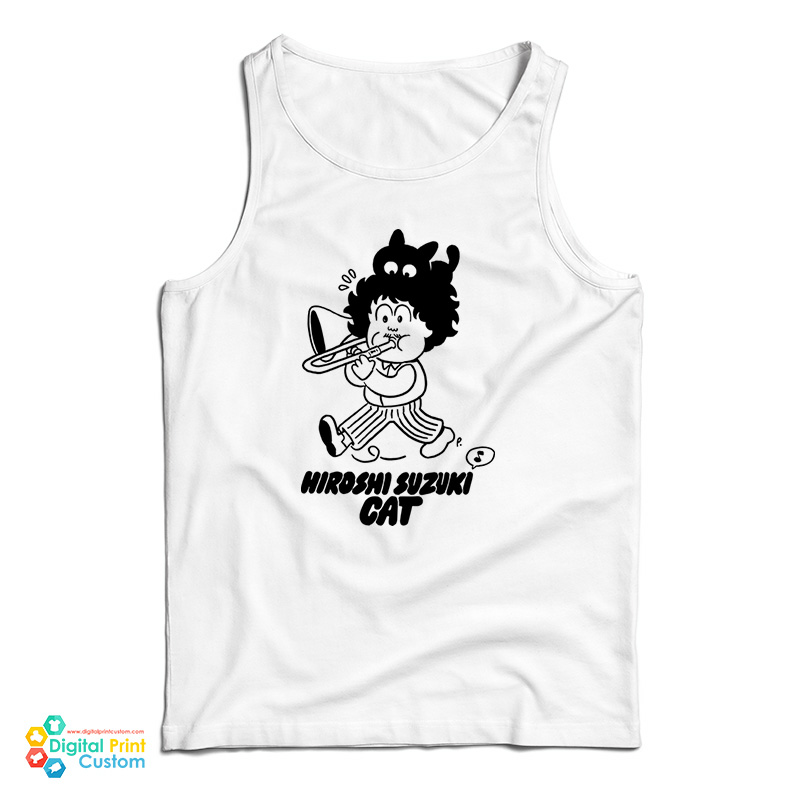 Hiroshi Suzuki Cat Tank Top