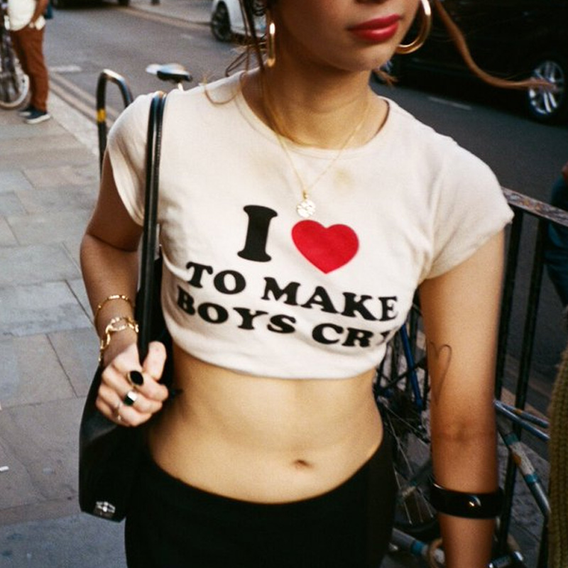 I Love To Make Boys Cry Funny T-Shirt
