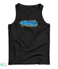 MF Doom Throw Up Blue Tank Top