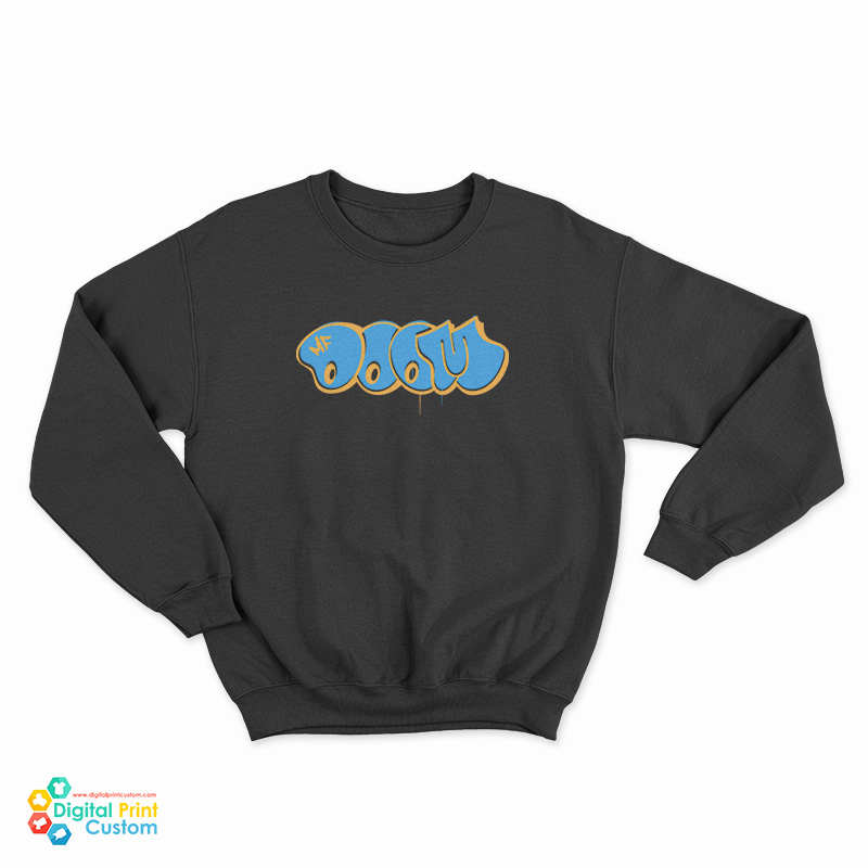 MF Doom Throw Up Blue Sweatshirt