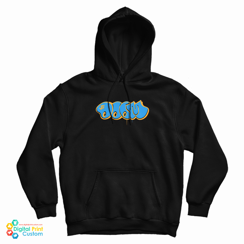 MF Doom Throw Up Blue Hoodie