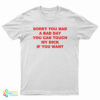 Sorry You Had A Bad Day You Can Touch My Dick If You Want T-Shirt