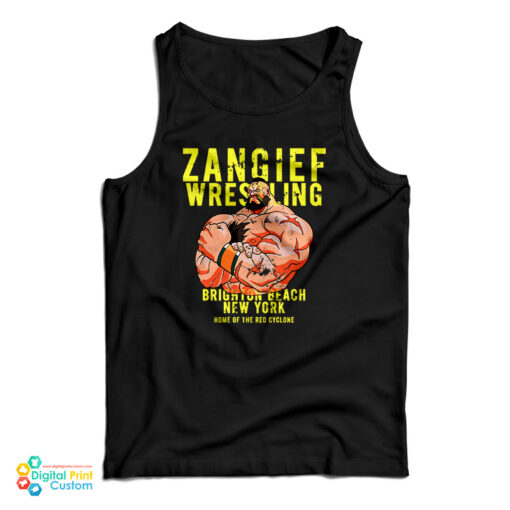 Zangief Wrestling Brighton Beach New York Tank Top