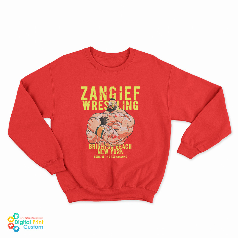 Zangief Wrestling Brighton Beach New York Sweatshirt