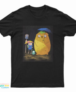 Adventure Time In The Rain My Neighbor Totoro T-Shirt