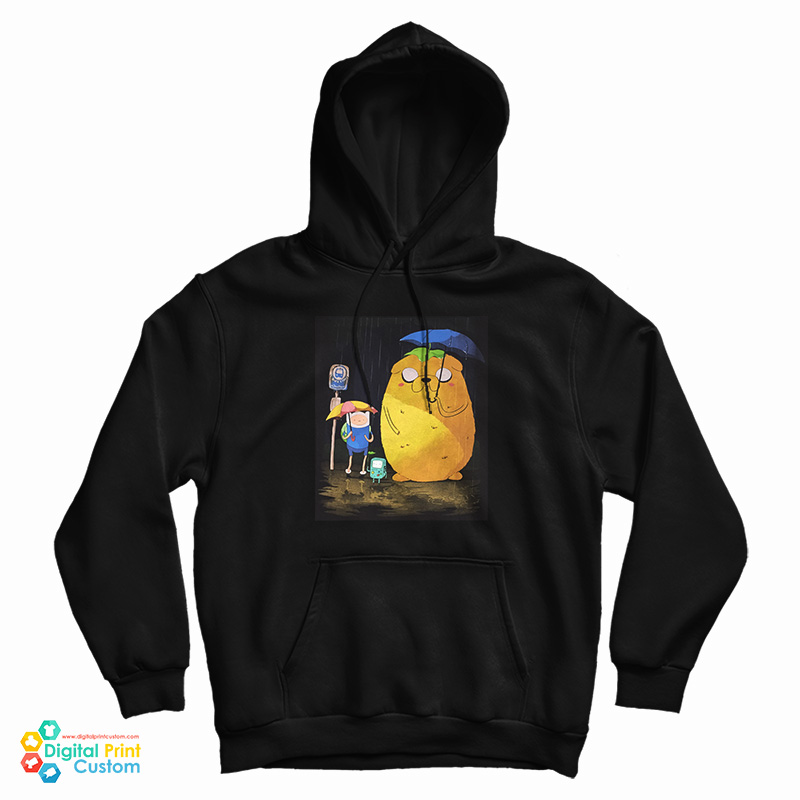 Adventure Time In The Rain My Neighbor Totoro Hoodie