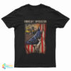 American Flag Forklift Operator T-Shirt