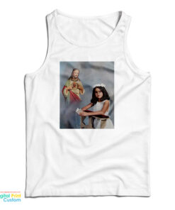 Baby Picture Of Selena Gomez First Communion Tank Top