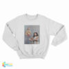 Baby Picture Of Selena Gomez First Communion Sweatshirt