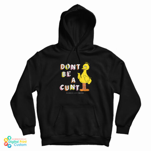 Big Bird Don't Be A Cunt Hoodie