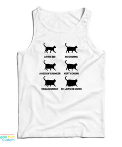 Chonk Cat Chart Tank Top
