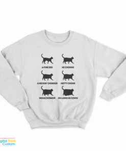 Chonk Cat Chart Sweatshirt