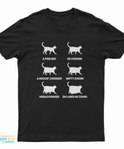 Chonk Cat Chart T-Shirt