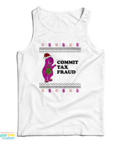 Commit Tax Fraud Funny Christmas Tank Top