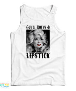 Dolly Parton Western Guts Grit Lipstick Tank Top