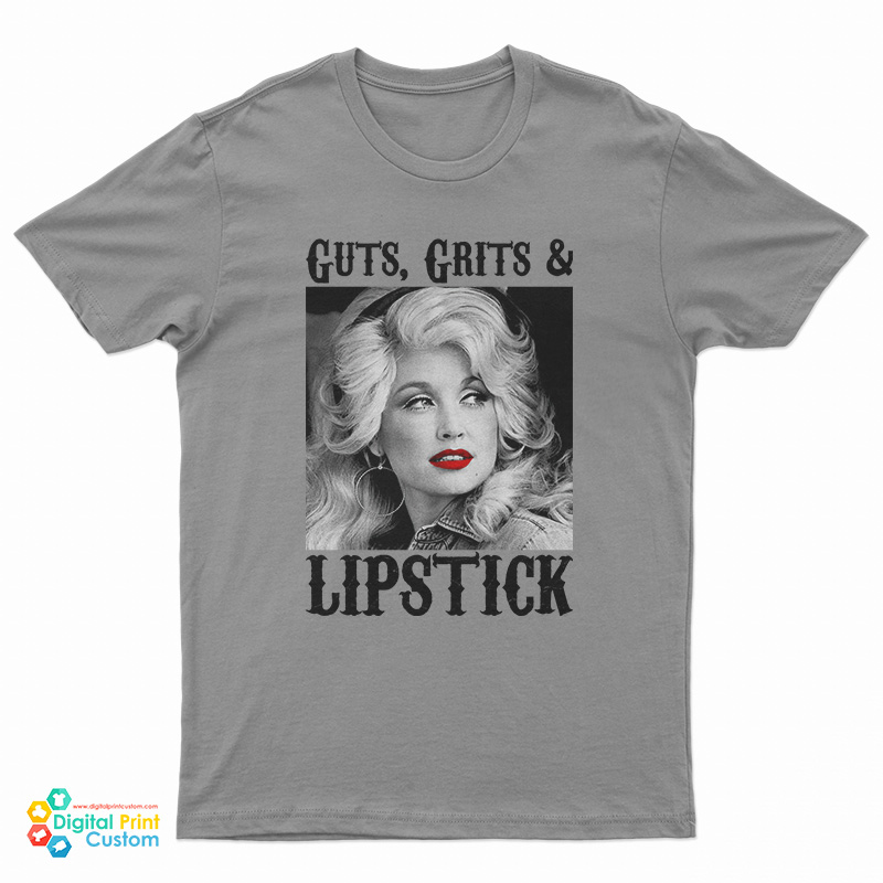 Dolly Parton Western Guts Grit Lipstick T-Shirt