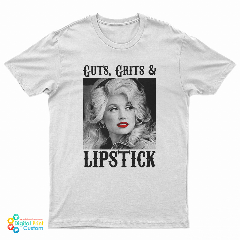 Dolly Parton Western Guts Grit Lipstick T-Shirt