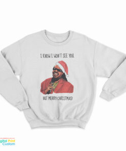I Know I Won’t See You But Merry Christmas Stevie Wonder Sweatshirt