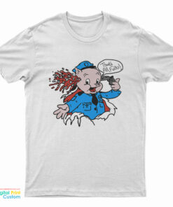 Joe Joegan Porky Pig That's All Folks T-Shirt